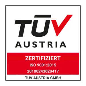 Heusel Innovations GmbH mit TÜV Austria Zertifizierung