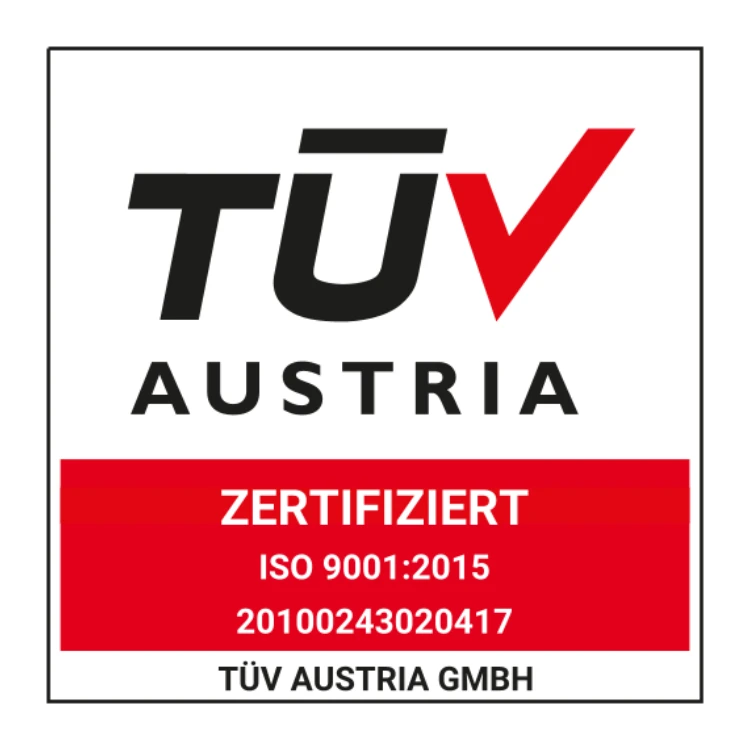 Heusel Innovations GmbH mit TÜV Austria Zertifizierung